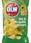 Glutenfria chips, mjölkfria chips, äggfria chips, jordnötsfria chips, nötfria chips och sojafria chips