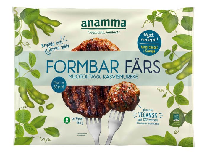 Mattips: Orkla introducerar ny vegansk formbar färs som är glutenfri